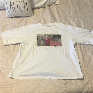 Disney white Tee with Black Script